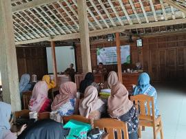 PEMERINTAH KALURAHAN MONGGOL MELAKSANAKAN SOSIALISASI DTSEN